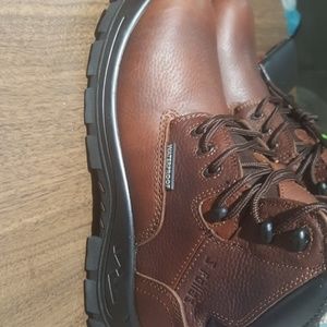 Men slip resistant;oil resistant work shoes;waterp